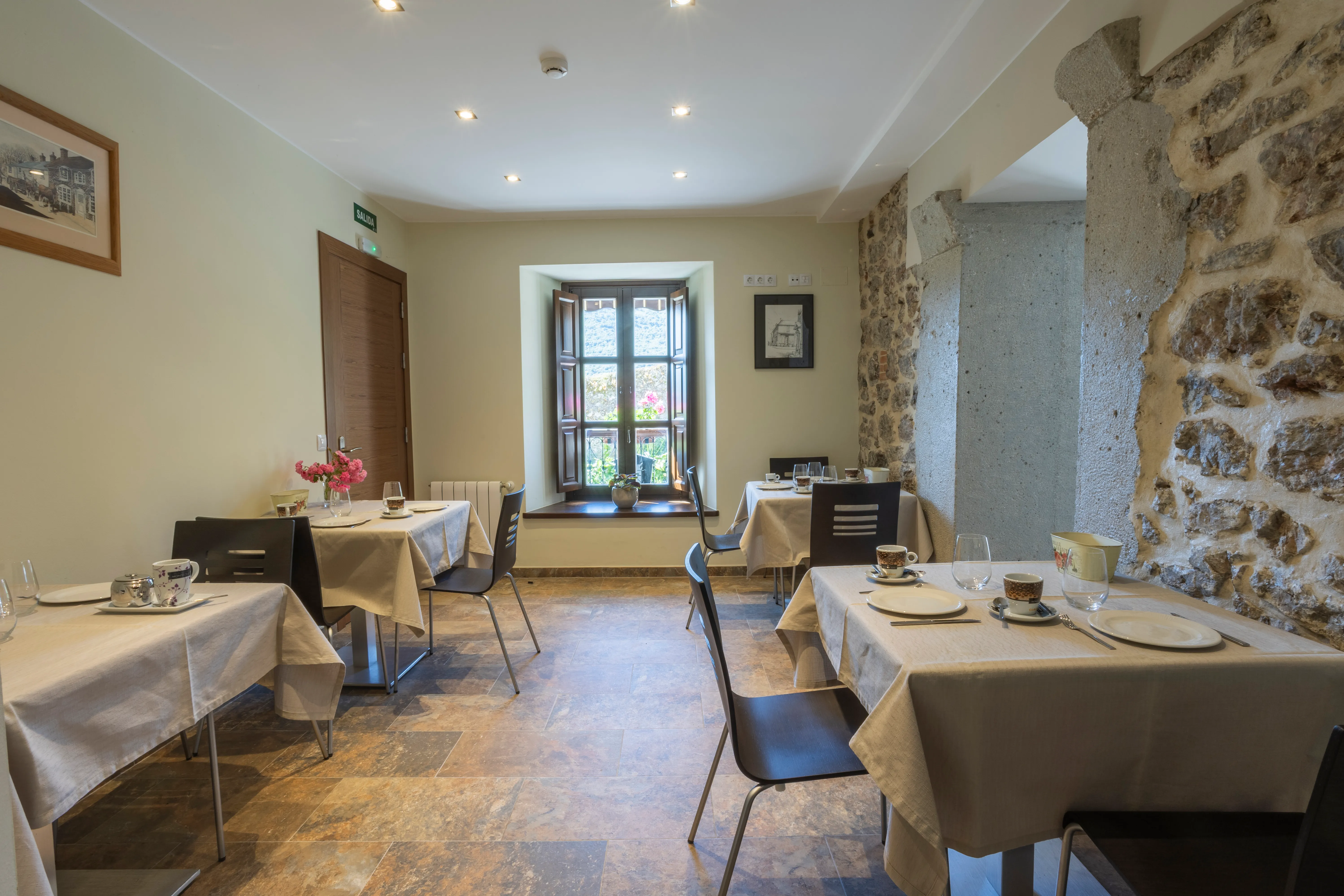 Comedor de desayunos de La Posada del Vencejo