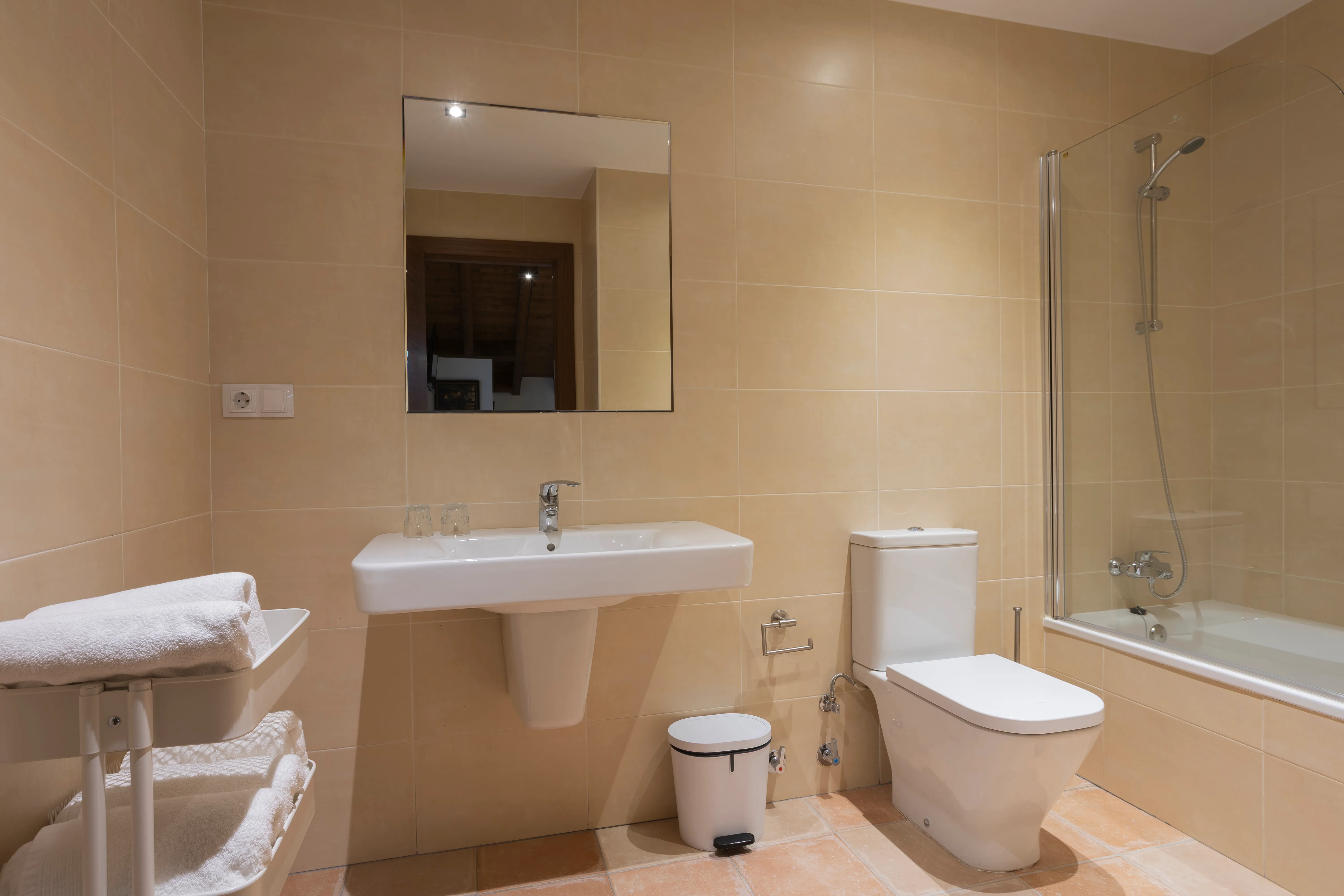 Baño privado de habitación exterior