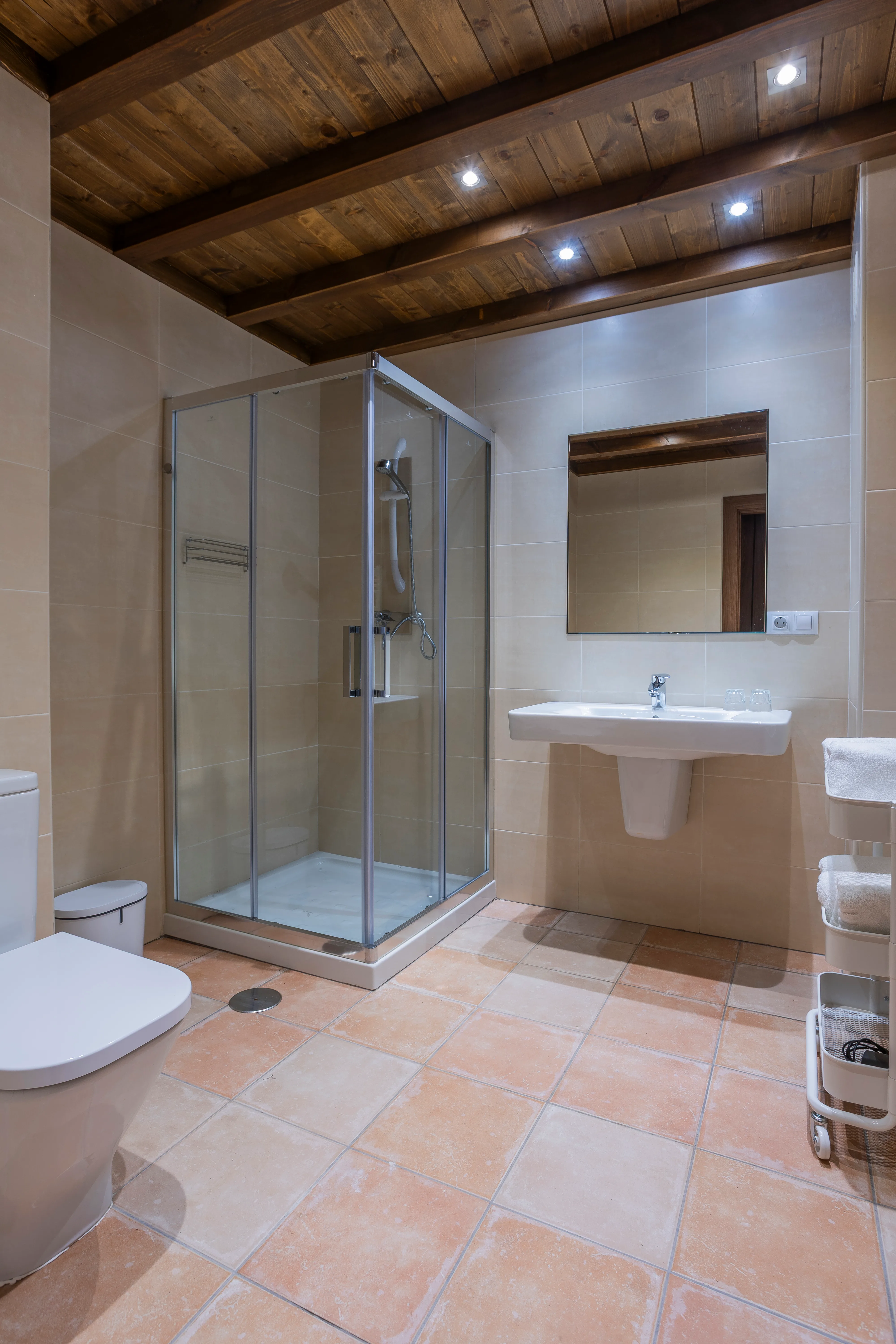 Baño privado de habitación exterior