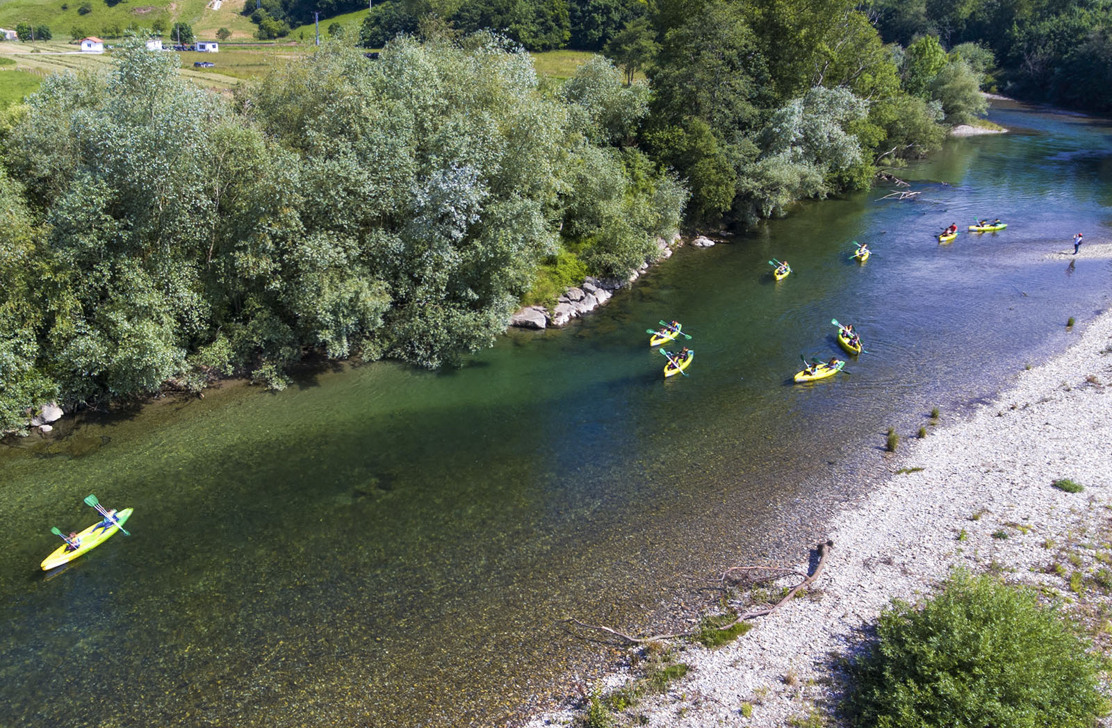 Bajada del Deva en kayak